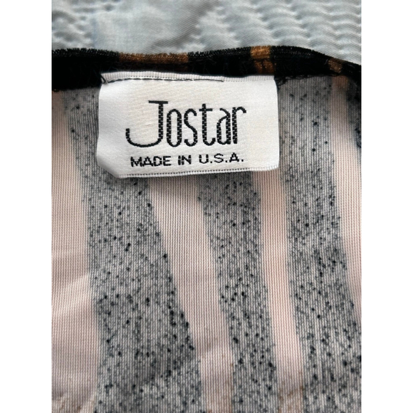 Jostar Brown Black Tiger Print Velvet Sleeveless Maxi Duster OS - Picture 8 of 10